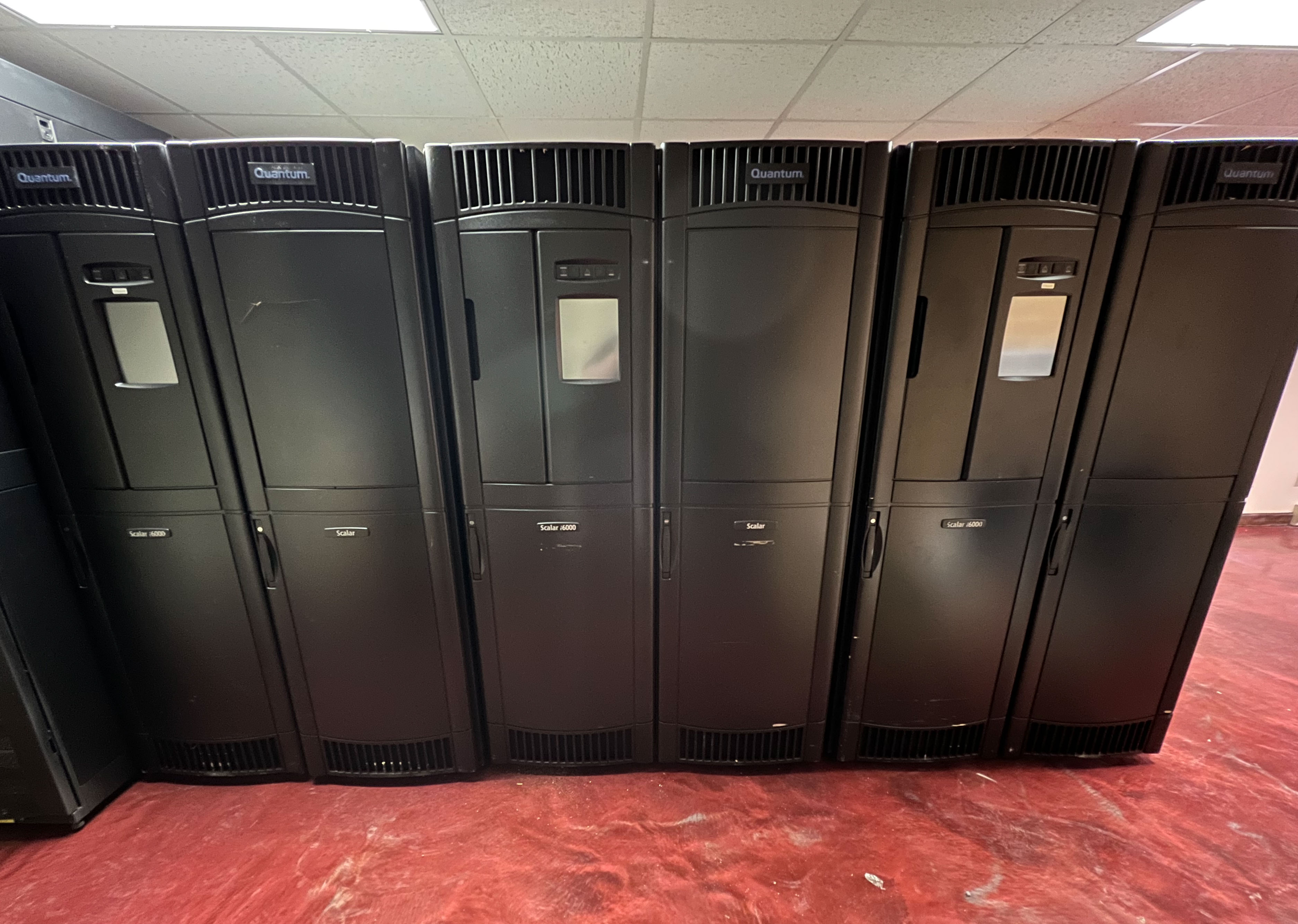 Three Scalar i6000 Tape Libraries